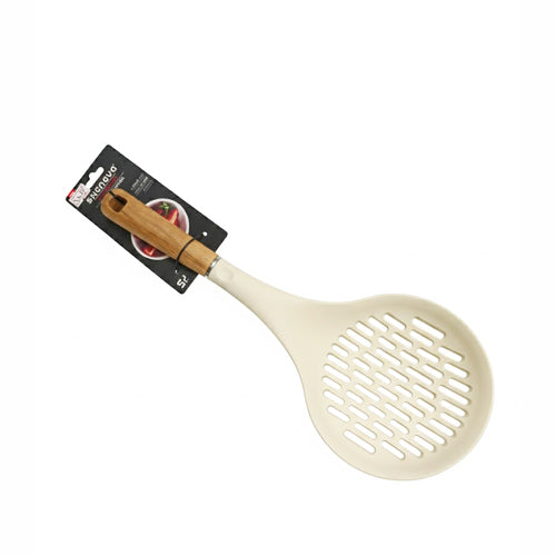 Large Silicone Skimmer (Jara) and Slotted Spoon | Heat-Resistant Non-Stick Cooking Utensil
