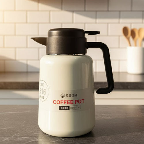 SUS 316 Stainless Steel Thermal Coffee Pot / Beverage Carafe