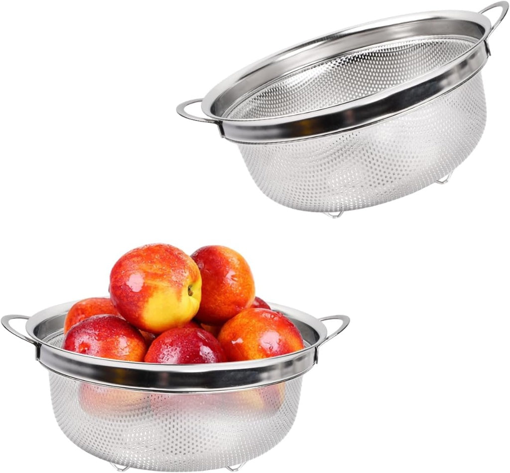 Stainless Steel Perforated Colander & Strainer Bowl