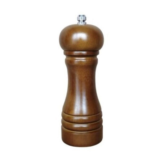 Classic Wooden Pepper Mills / Salt Grinders (Black & Natural Wood)