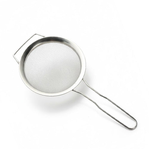 Stainless Steel Fine Mesh Strainer – Professional Kitchen Sieve for Flour, Oil, Quinoa & Pasta (Large Size)